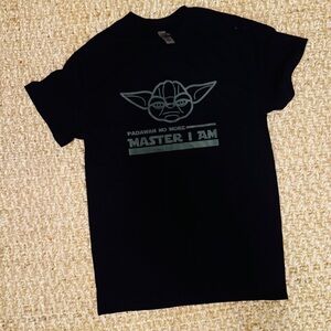 One of a Kind, Disney, Star Wars, Yoda T-Shirt, Adult S, Navy
